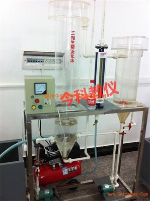 教学实验设备三相生物流化床实验装置(10~20L/h) 教学仪器水处理设备制造商 厂家价格图片